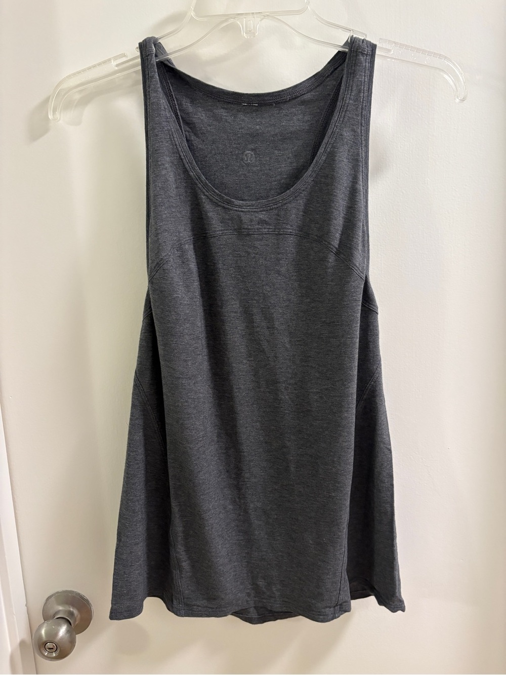 lululemon athletica Heather Grey Love Racerback Tank - Size 6